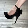 High Heel Fashion Single Shoes Women's Thin Heel 12cm Waterproof Table Sexy Temperament Dress Pointed Side Empty Sandals 2025 New
