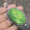 Beautiful Green Labradorite Gemstone Handmade 925 Sterling Silver Jewelry Pendant
