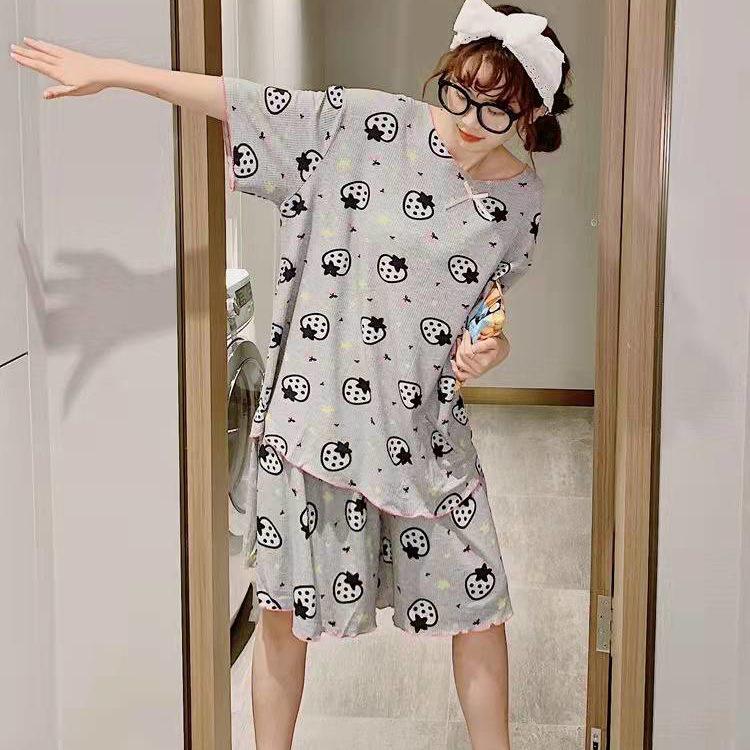 Комплект женской пижамы в клетку из шелка в корейском стиле - Домашняя одежда с длинным рукавом для весны и осени