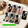 Чехол для телефона Kendall Jenner для iPhone17,16,15,14,13,12,11 Plus,Pro Магнитный Для Magsafe Беспроводной Зарядки