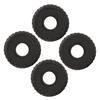 1.9in RC Car Tire Uneven Texture Surface Stable Grip Rubber Wheel Fit for 110 Remote Control