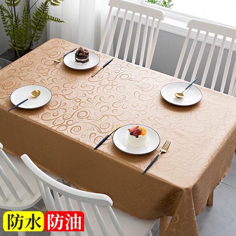 Пластиковая кружевная круглая скатерть, толстая скатерть с разноцветным принтом, водонепроницаемая, маслостойкая, моющаяся, скатерть для стола