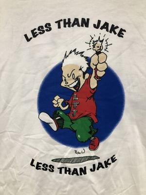 Хлопковая белая футболка унисекс Less Than Jake S-3XL