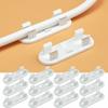 10Pcs Punch-free Cable Clip Home Office Organizers Fixing Buckles Portable Wire Holder