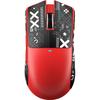 Игровая мышь ATTACK SHARK X11SE, двойной Bluetooth, DPI PAW3311, HUANO, Broadcom BK52820, FSWQ, эргономичная, красная, сверхлегкая, 60 г, 3 режима подключения,
