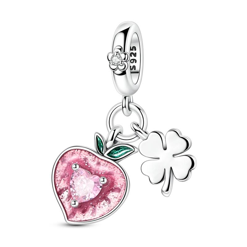 925 Silver Tempting Fruit Serie Charms Pendants Fit For Necklace Original Bracelet DIY Birthday Women's Party Fine Gift