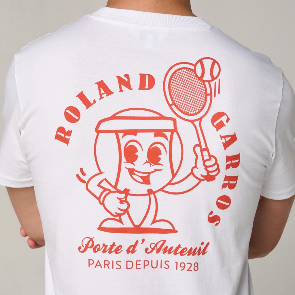 Летние мужские спортивные футболки Roland Garros Ballboy Мужская футболка Темно-синяя Roland Garros Топ Повседневная Дышащая Хлопковая Мужская футболка