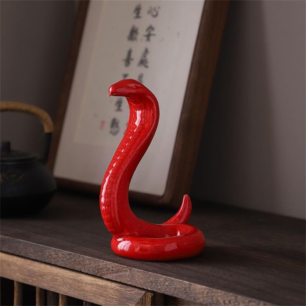 Zodiac Snake Figurine Snake 2025 White Snake Figurine Entrance Lucky Charm Snake Snake Improves Luck Feng Shui Goods Luck Inviting Money Good Luck