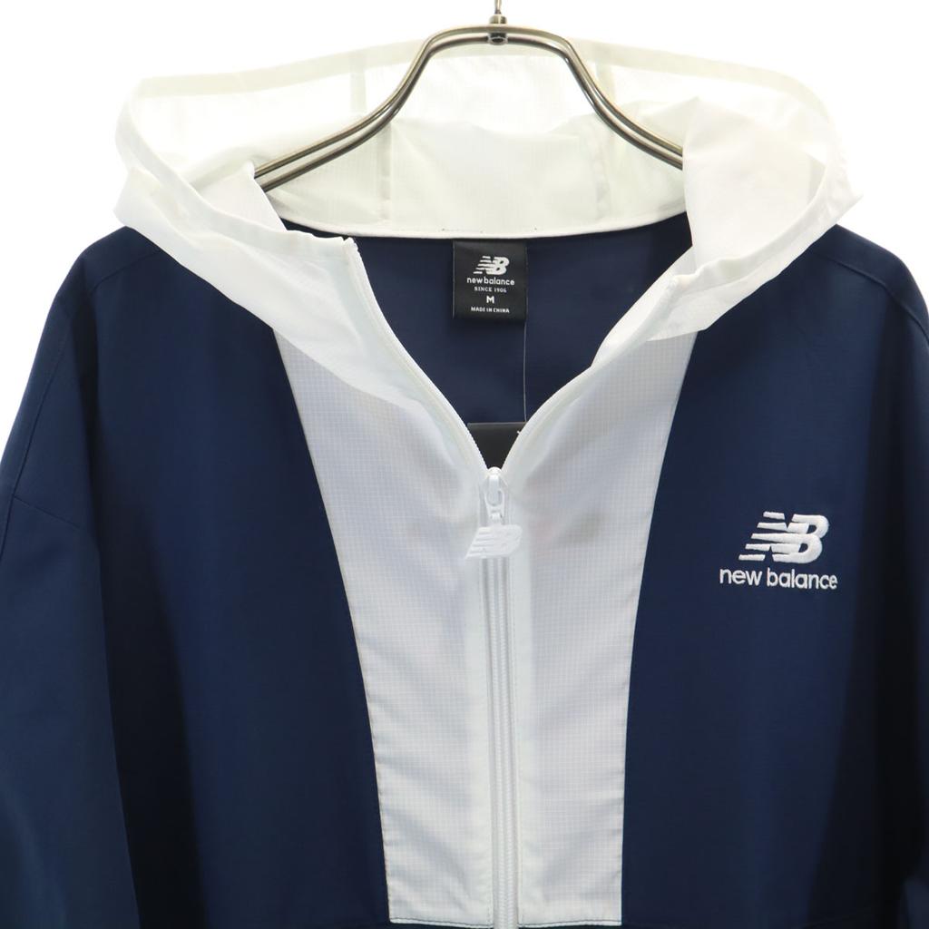 Неиспользованная ветровка NEW BALANCE M/L Синяя куртка Мужская Б/У