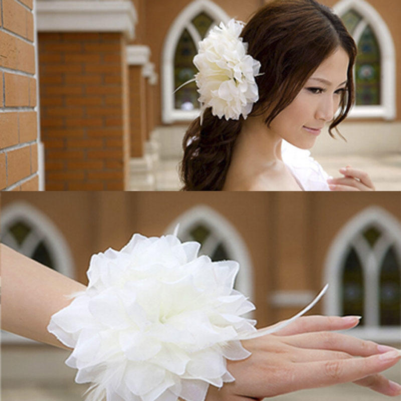 Женская пляжная орхидея свадебный цветок заколка для волос брошь заколка головной убор булавка