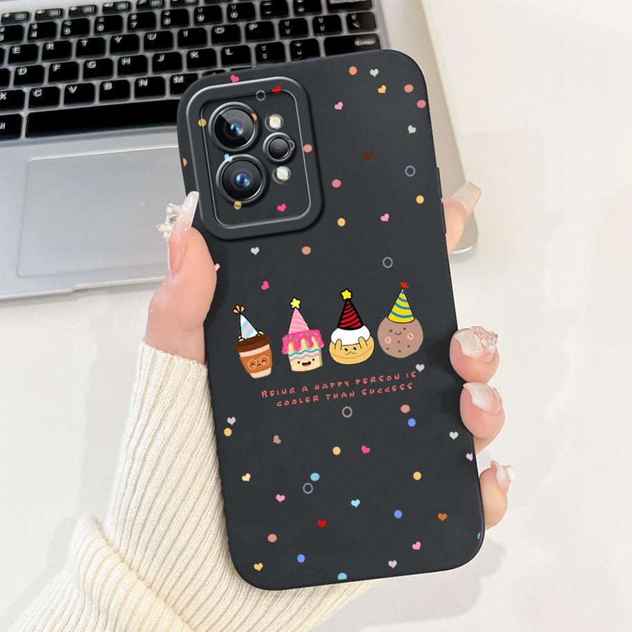 For Realme GT Neo 2 Case RMX3370 Silicone Cover Creative Panda Rabbit Shockproof Bumper For Realme GT2 Pro GT 2 RealmeGT2 Fundas