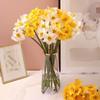 6PCS/Bundle Home Artificial Narcissus Flower New Decor Fake Flower Artificial Daffodils Bouquet