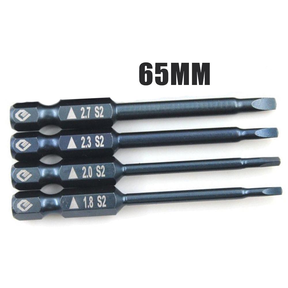 4pcs Screwdriver Bit 1/4 Hex Shank Magnetic Triangle Electric Hand Drill