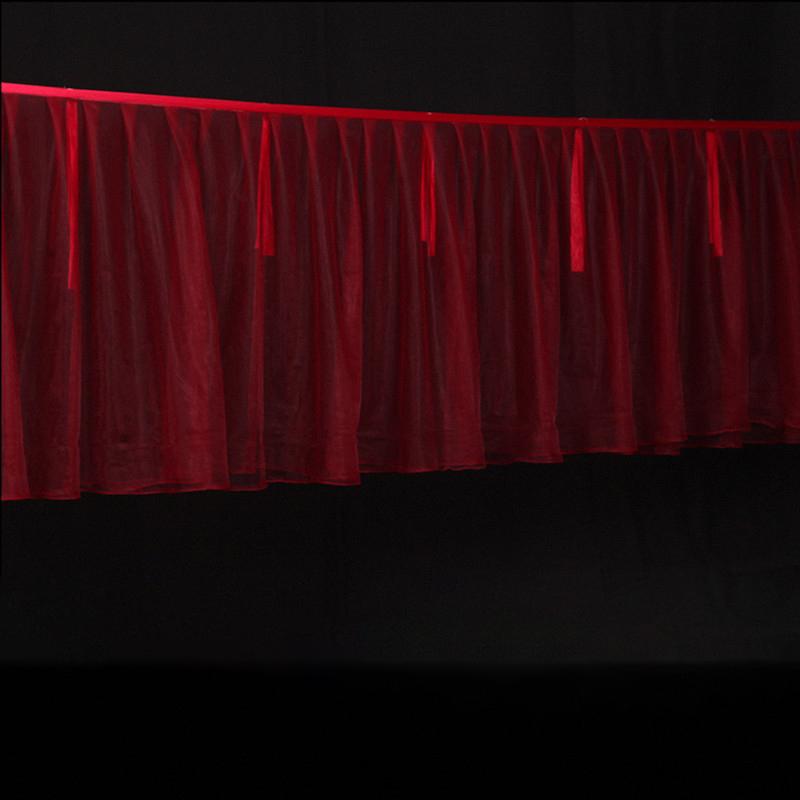 3/5/10M Пачка Потолочные Драпировочные Панели Свадебный Декор Длинный Прозрачный Газовый Потолочный Драпировщик Церемониальный Зал Декор Для Вечеринок Навес