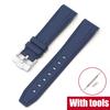 Silicone Strap for Swatch X Omega Moonswatch Stainless Steel Buckle 20mm 22mm Men Women Soft Waterproof Replace Watch Band