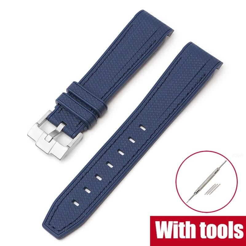 Silicone Strap for Swatch X Omega Moonswatch Stainless Steel Buckle 20mm 22mm Men Women Soft Waterproof Replace Watch Band