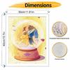 Disney oil painting BeautyandtheBeast handmade diy art painting home decoration