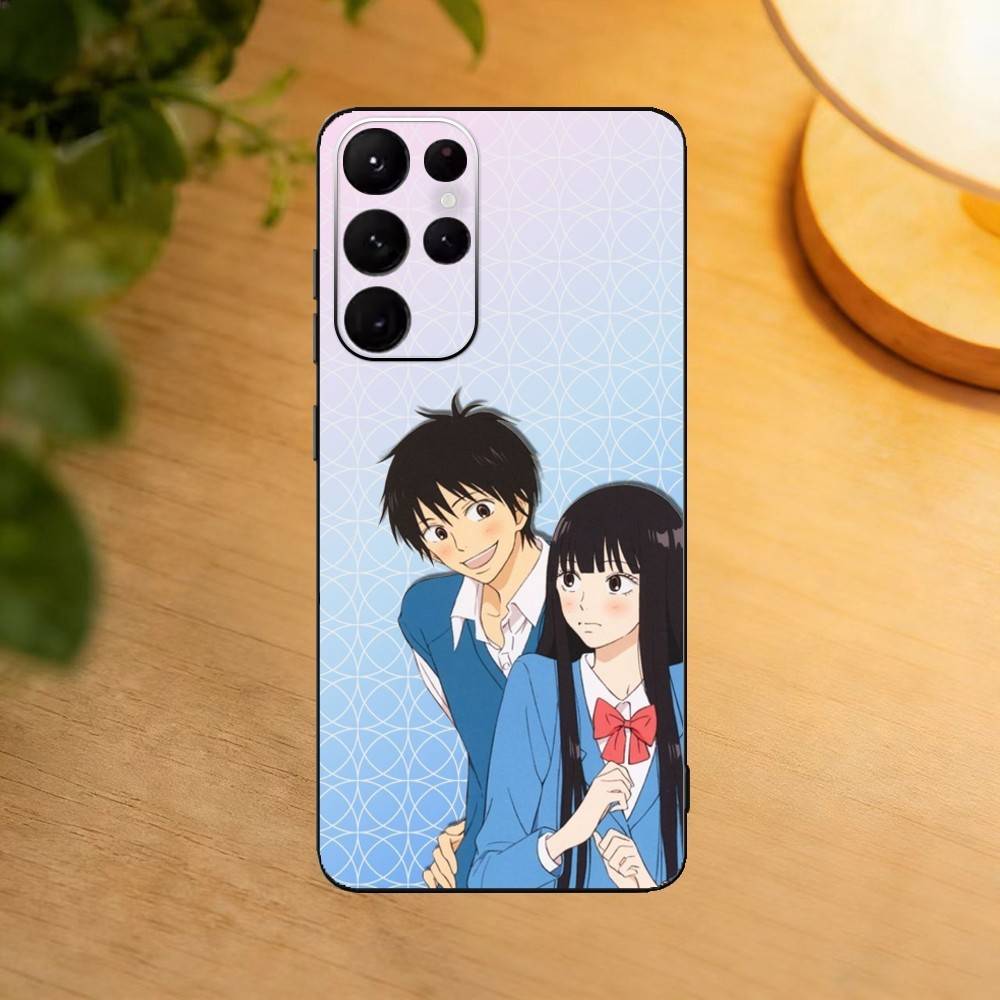 K-Kimi ni Todoke S-Sawako Чехол для телефона Samsung S25,24,23,22,30,21,10,9,Ultra,Plus,Lite Мягкий черный чехол