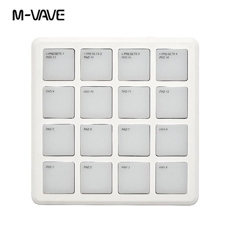 Portable RGB MIDI Drum Pad DJ Keyboard Controller