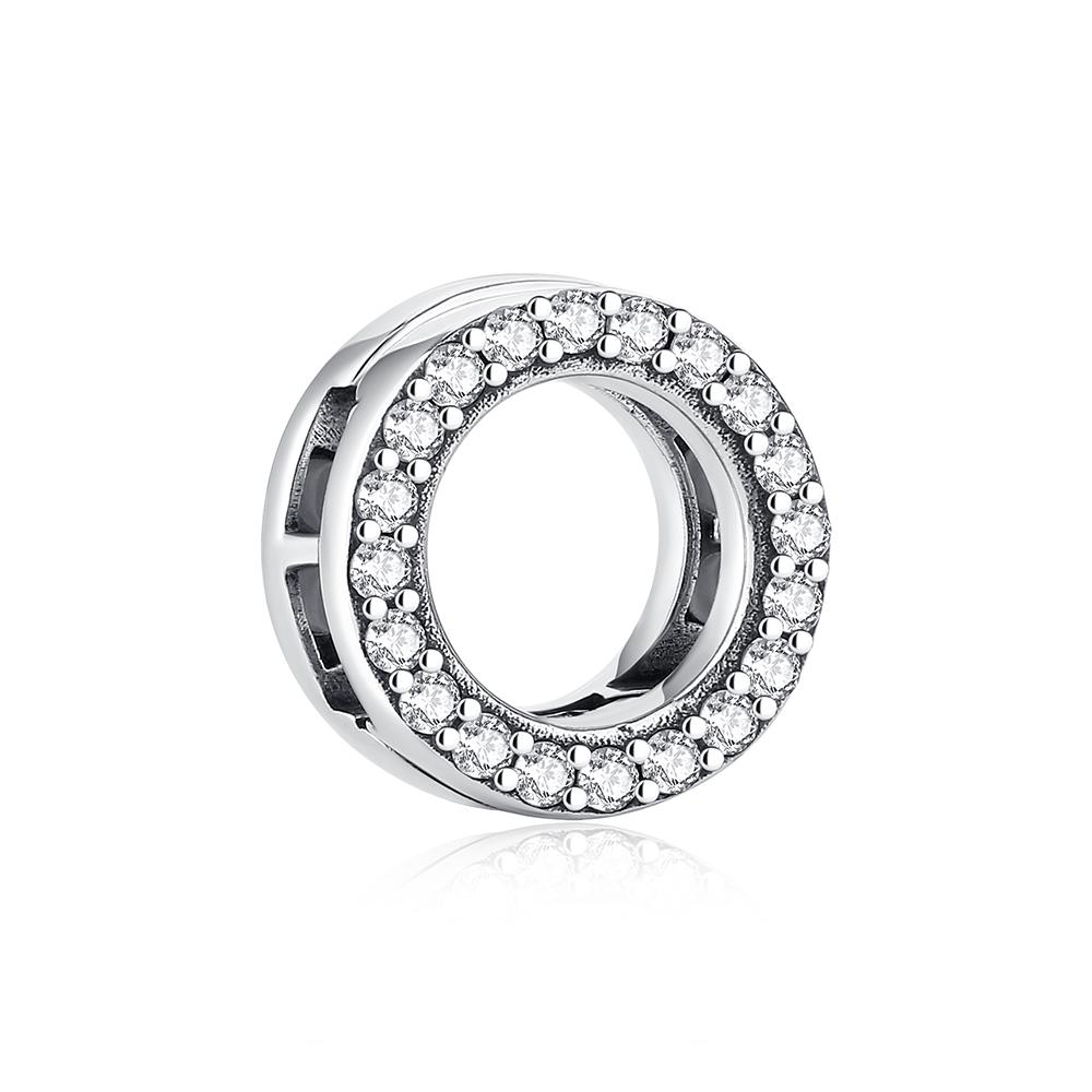 925 Silver Charms Beads Reflections Clip Heart Clover Crown Charm Fit Bracelets Jewelry For Women