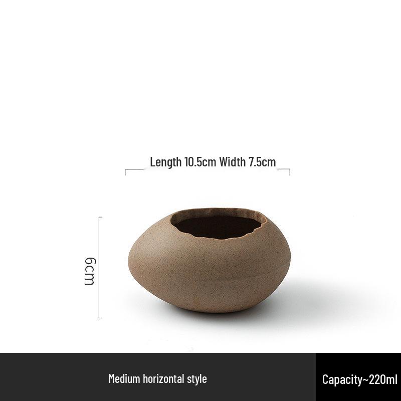 Креативная десертная миска из скорлупы страусиного яйца - Уникальная керамическая посуда для холодных напитков и барбекю