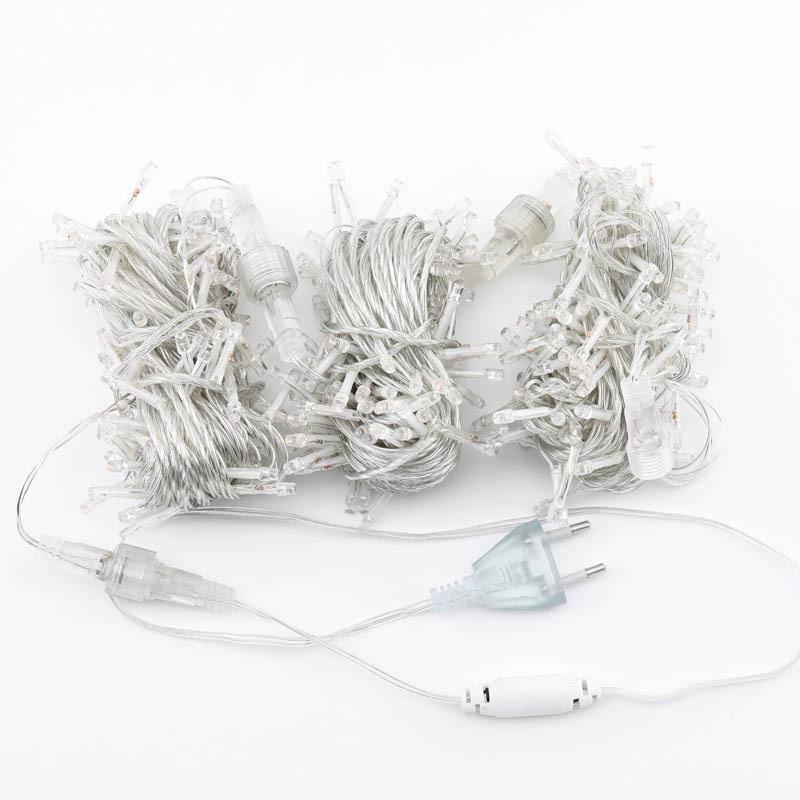 5M-40M светодиодные гирлянды в виде сосулек, рождественские занавески, гирлянды с дистанционным управлением для улицы, для Нового года, свадьбы, уличного праздничного декора