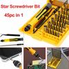 Универсальный набор прецизионных отверток Torx 45 в 1 для ремонта мобильных телефонов и ноутбуков