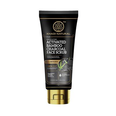 Скраб для лица с Активированным бамбуковым углем (100 г), Activated Bamboo Charcoal Face Scrub,