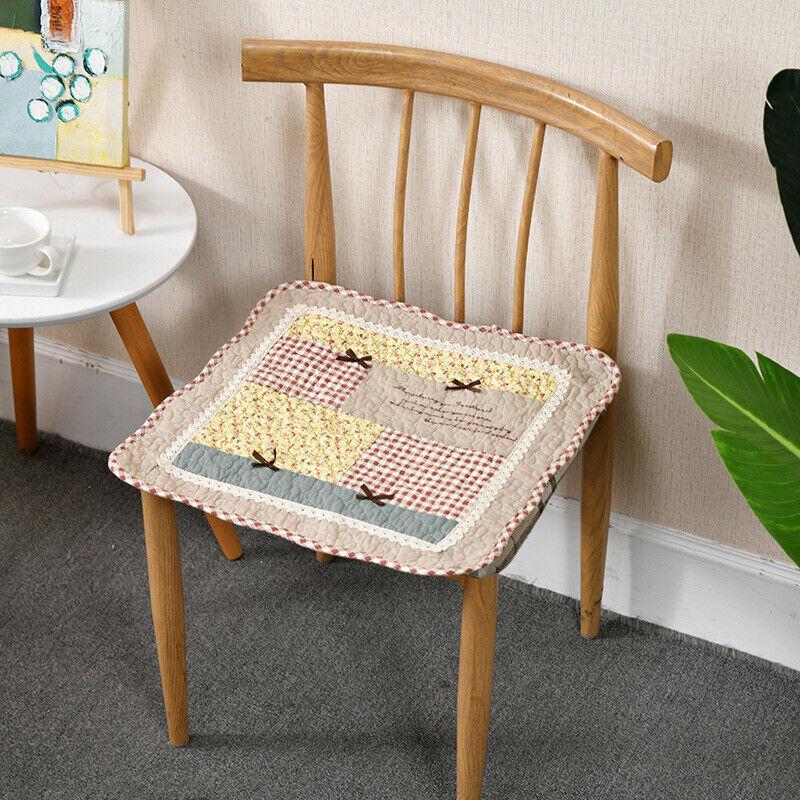 Подушка для стула с завязками, подушка для стула, фермерский дом, цветочное кухонное обеденное сиденье G