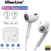 HdoorLink Проводные наушники для Apple 15 14 13, наушники-вкладыши HiFi Bass Music, наушники-вкладыши Handfree, наушники Type-C 3,5 мм, ios с микрофоном для планшета Samsung Xiaomi