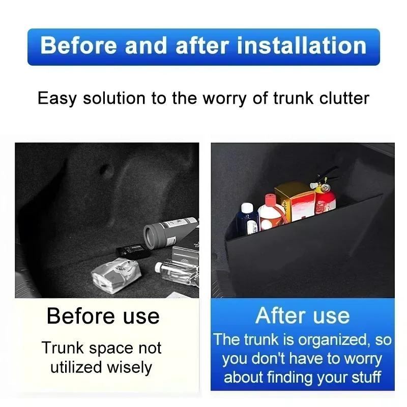 For VW Volkswagen Jetta MK6 Sagitar 2006-2024 Car Trunk Storage Partition Multifunction Storage Box Thicken Trunk Side Partition