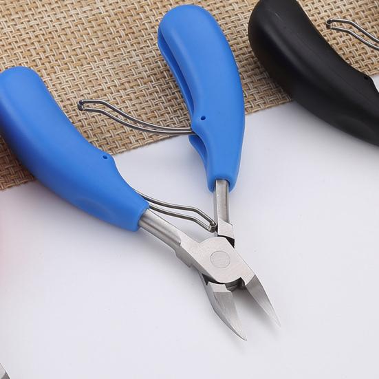 Профессиональные кусачки для вросших ногтей, изогнутая конструкция клюва, набор для стрижки ногтей для толстых/вросших ногтей, инструмент для точного маникюра и педикюра для домашнего салонного использования