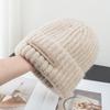 Autumn Winter Woolen Hat Women Korean Chic Wool Blend Knit Hats Ear Protection Warm Pullover Cold Hat Couple