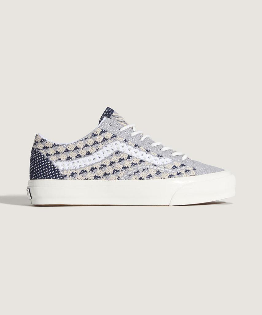 Vans Premium Old Skool 36 Ek - Геометрическая Клетка Серо-Почтовый / Vn000Efk85T1