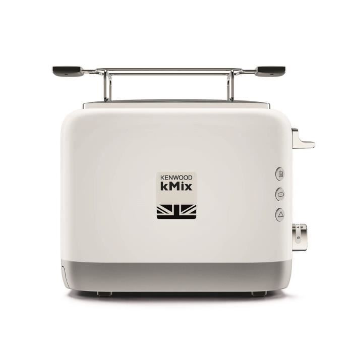 kMix Toaster - KENWOOD - TCX751WH - 2 Slots - Baguette and Defrost Function - White