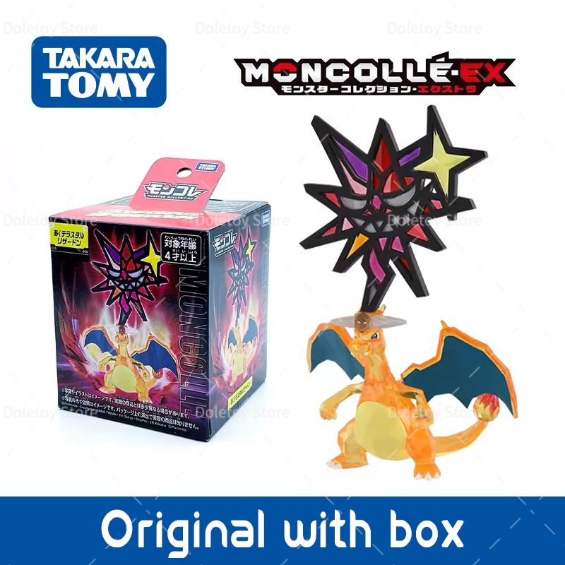 New Original Terastal Pokemon Figures Ceruledge Armarouge Koraidon Miraidon Scarlet&Violet Crystal form  Collectible Model Toys