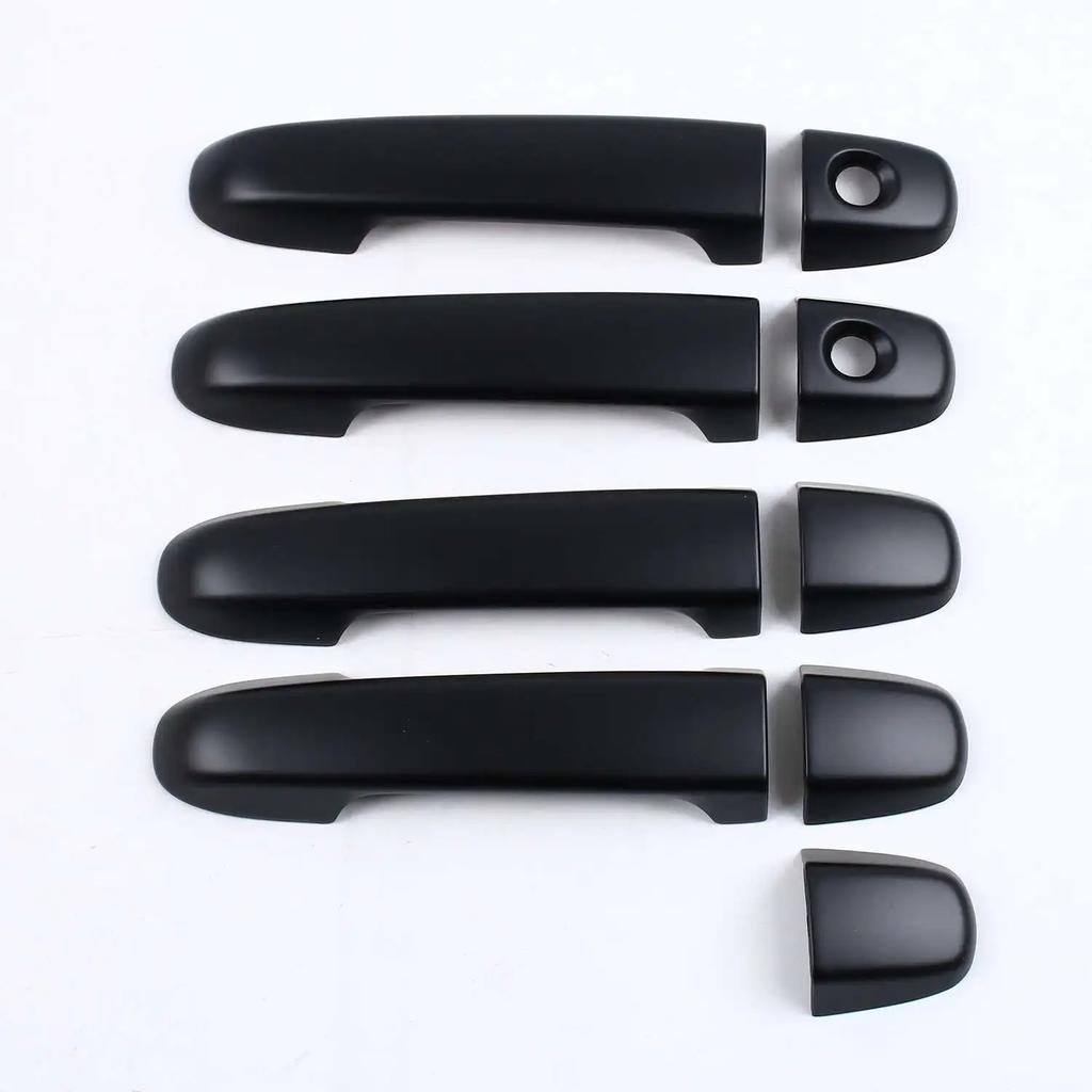 For Toyota Aqua Prius C 2011 2012 2013 2014 2015 2016 2017 ABS Chrome Carbon Door Handle Cover Trims Car Styling Accessories