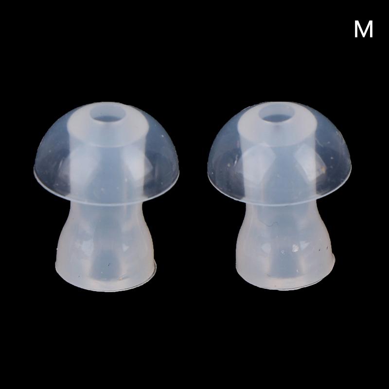 2 шт. Амбушюры для слуховых аппаратов, вкладыши для наушников, силиконовые вкладыши для наушников, вкладыши