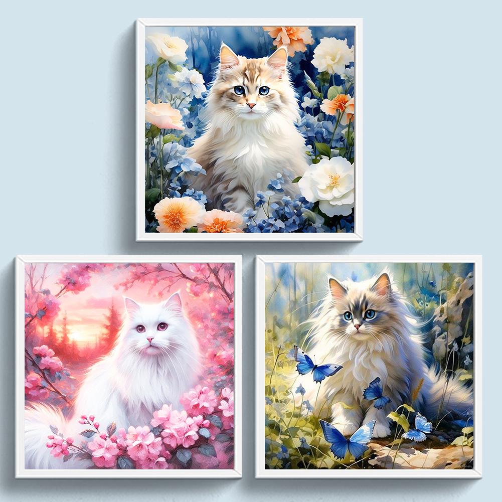 Полный комплект для вышивки крестом из эко-хлопковой нити 11CT с изображением животных