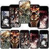Чехол для телефона Samsung Galaxy S25 S24 S23 iPhone 16 15 Xiaomi Redmi Note 14 13 12 16E X 8 11 Pro Max OPPO Moto Huawei аниме Levi Attack On Titan Cover