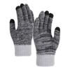 Winter Warm Gloves Women Men Touch Screen Gloves Knitted Thickened Gloves with High Elastic Cuffs for Outdoor Travel Cycling