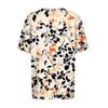 Women's Retro Printed Fashion Casual Round Neck Short Sleeve T-Shirt Top