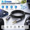 Stereo 3.5mm Audio Extension Cable Straight Plug Audio Extension Cord  Headphone Listening