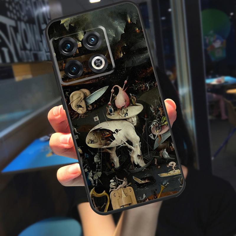 Hieronymus Bosch Art Funda For OnePlus 10T 8T 9RT 12 13 13R 11 9 10 Pro OnePlus Nord 4 CE 2 3 Lite N20 N30 Case