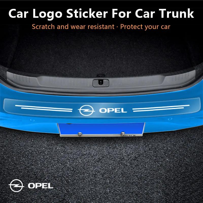Наклейки-защитники кромки заднего бампера автомобиля Для Opel Astra j Insignia Astra Corsa Zafira b Mokka Vivaro Meriva Автоаксессуары