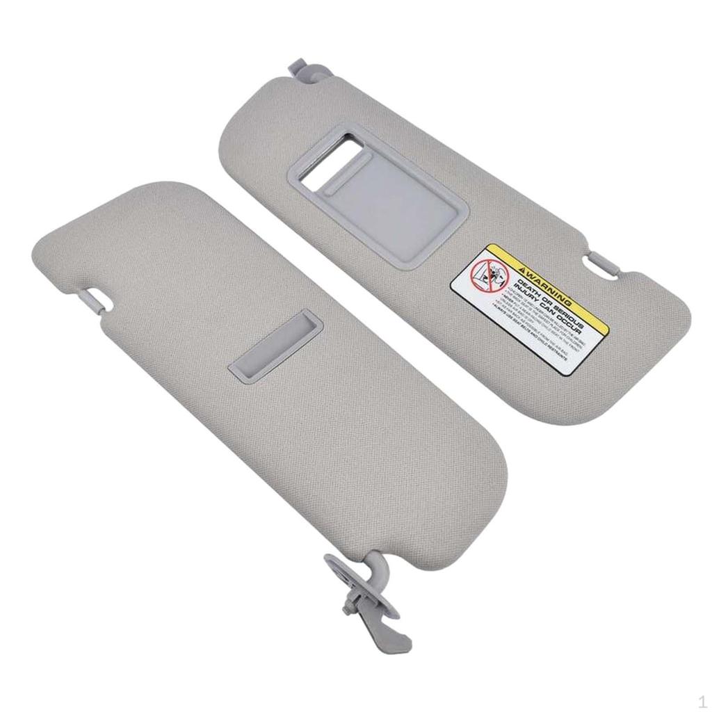 2 Pieces Car Visors 852203x000TX Repair Parts with Mirror Easy Installation Accessories 852103x000TX