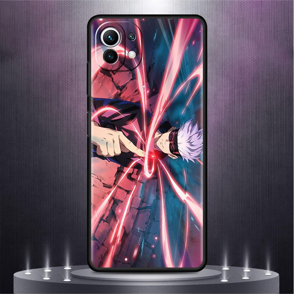 Черный чехол для Xiaomi Mi Poco X3 NFC M4 F3 C40 11 11T 10T Pro 12 9T 9 10 Lite, чехол из ТПУ для телефона, милый чехол для телефона Jujutsu Kaisen Cool