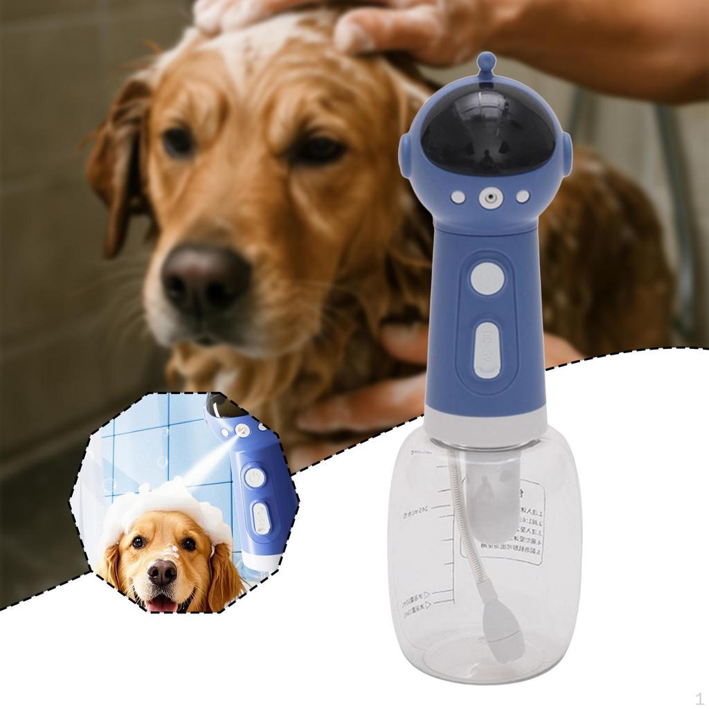 Electric Dog Shampoo Dispenser Sprayer Foaming Soap Foamer for Cat
