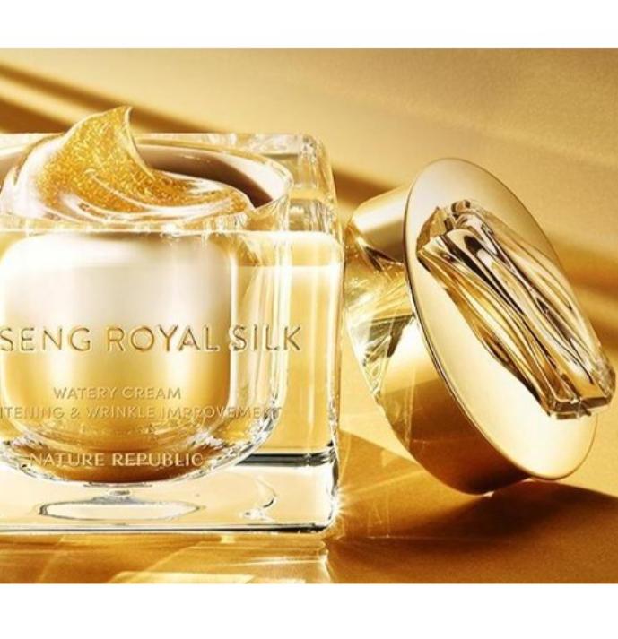 Nature Republic Крем для лица Ginseng Royal Silk Watery Cream 60г / Премиальный антивозрастной увлажняющий крем