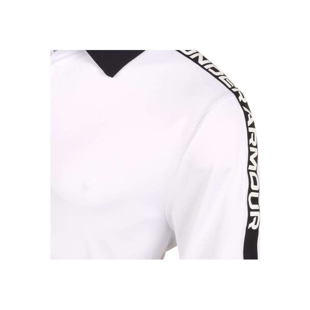 Under Armour Playoff 3.0 Letter Print Golf Polo с коротким рукавом для мужчин Polo White 1383153-100